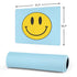 Blue Happy Face Gaming Mouse Pad